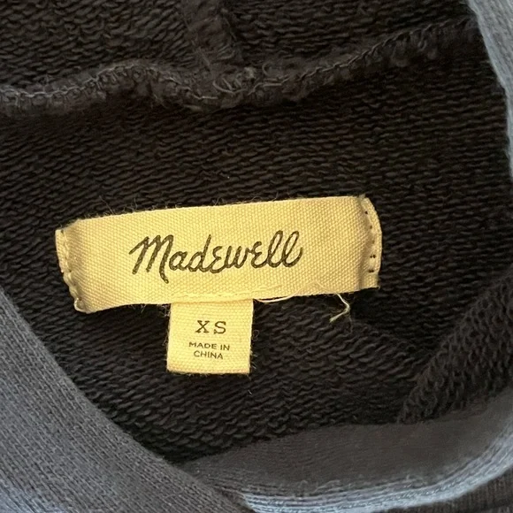 Madewell Retro Hoodie Sweatshirt Women's XS Sweatshirt - Picture 8 of 10